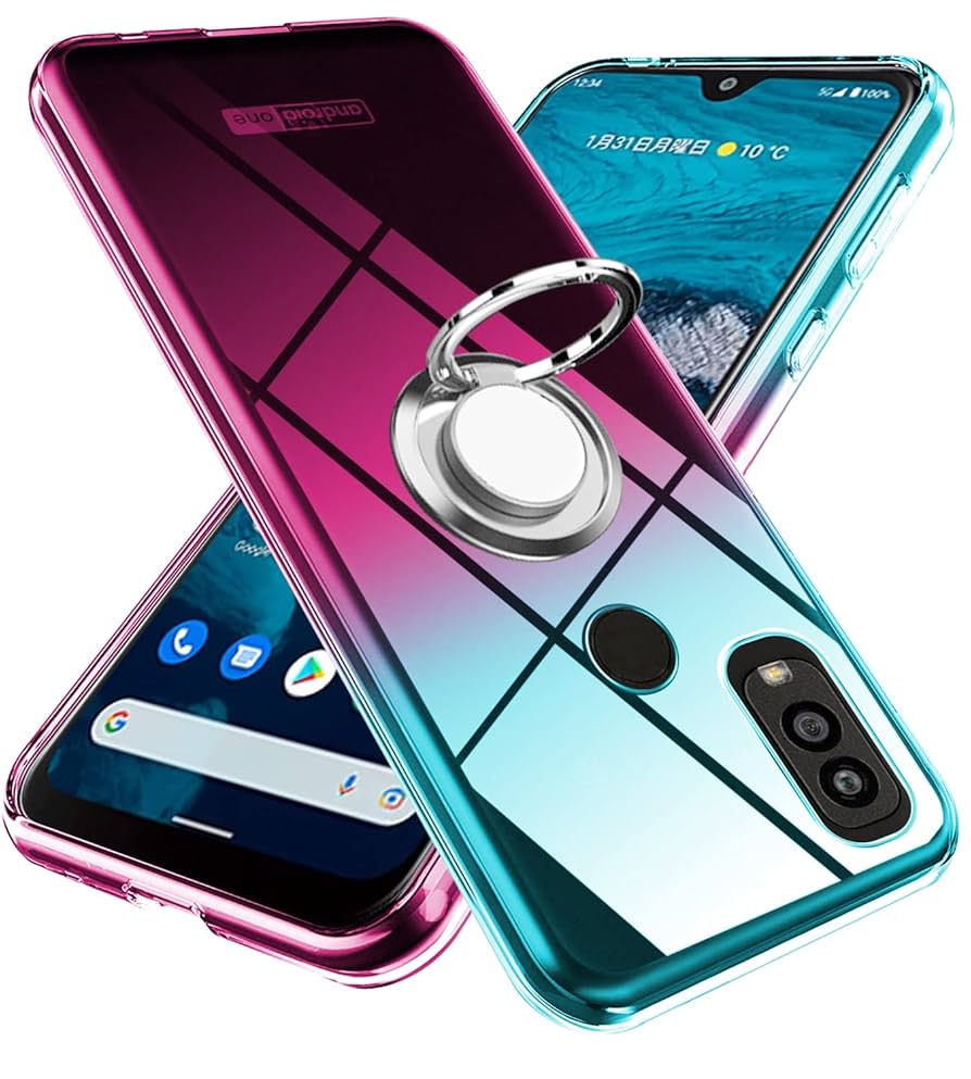 Amazon.co.jp: arrows We F-51B ケース リング 透明 tpu 薄型