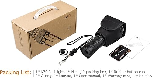 Miniatura 5 de Acebeam K70 CREE XHP35 Hi LED linterna 2600lumens tiro 4,265.1 ft