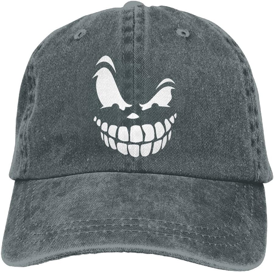 Evil Smiley Face-1 Vintage Jeans Baseball Cap For Men and Women