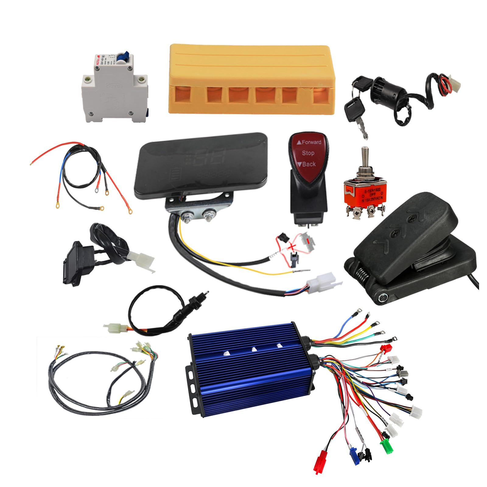 72V 3000W BLDC Motor Kit With Brushless Controller For Electric