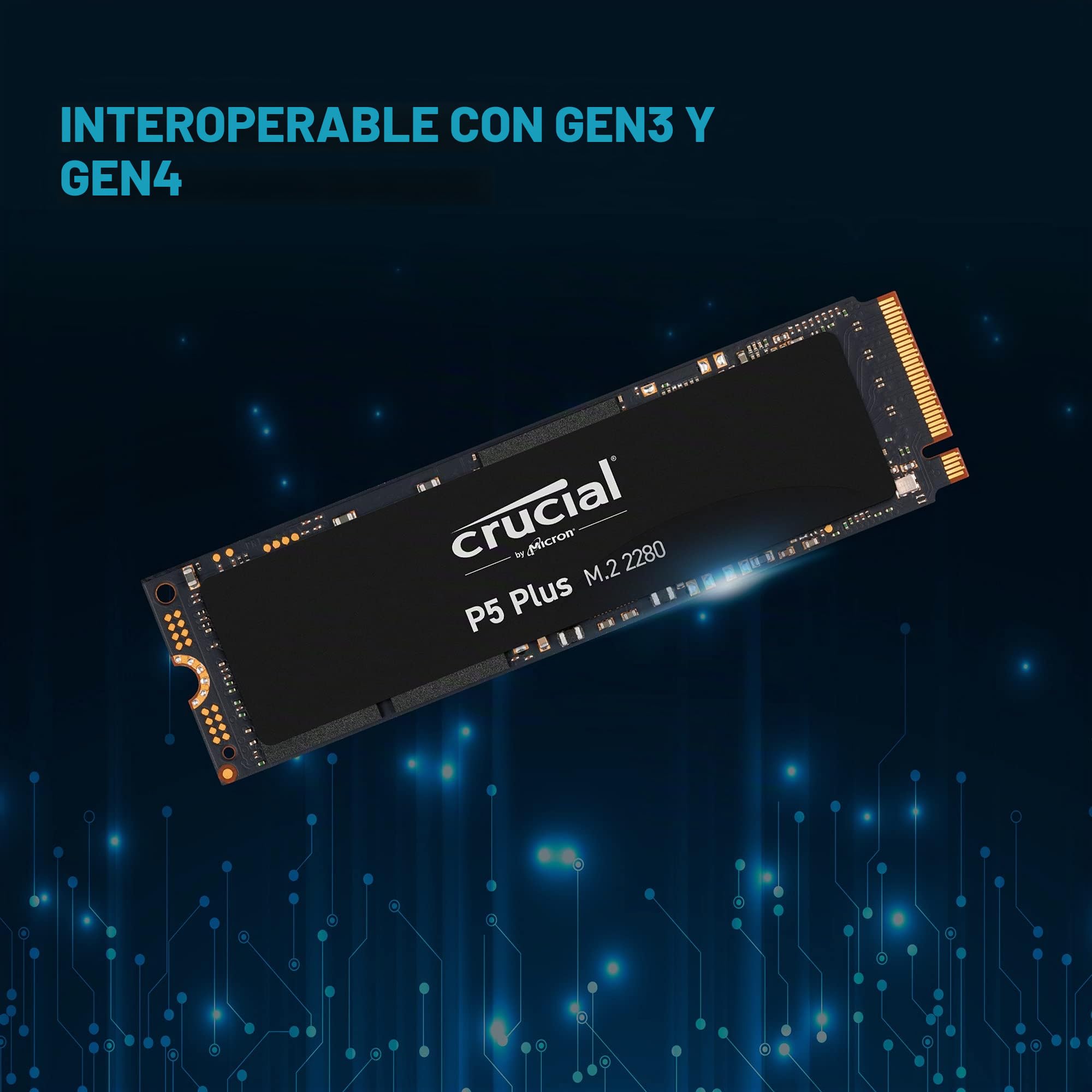 Amazon.com: Crucial P5 Plus 1TB PCIe Gen4 3D NAND NVMe M.2 SSD