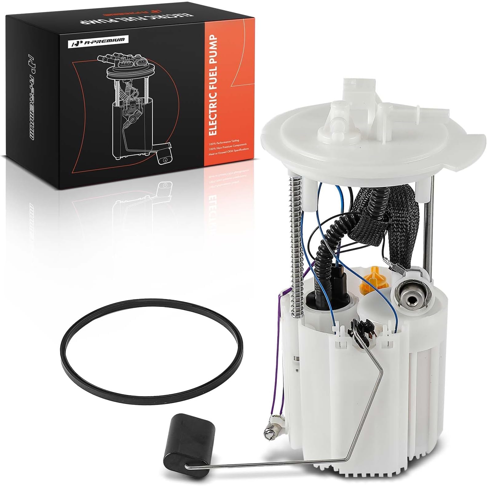 A-Premium Electric Fuel Pump Assembly Replacement for Nissan Altima 2004-2006 2.5L 3.5L Maxima 2004-2008 QUEST 2004-2009 E8545M Without California Emission with 2 Tube Ports