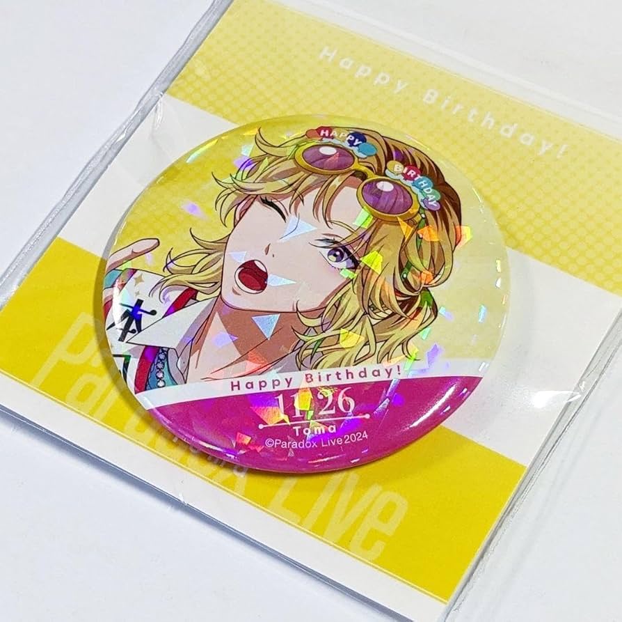 paradox live 誕生日限定 缶バッジ キャラファイングラフ 他〜 京 Amazon.co.jp: パラライ paradox live バースデー バースデイ 缶