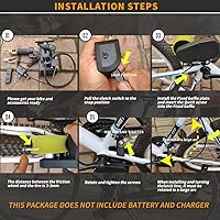 Vista 5 de Kit de conversión de bicicleta eléctrica DIY BAIZIFU BZF 250W motor sin escobillas y controlador, kit de impulsor de bicicleta eléctrica kit