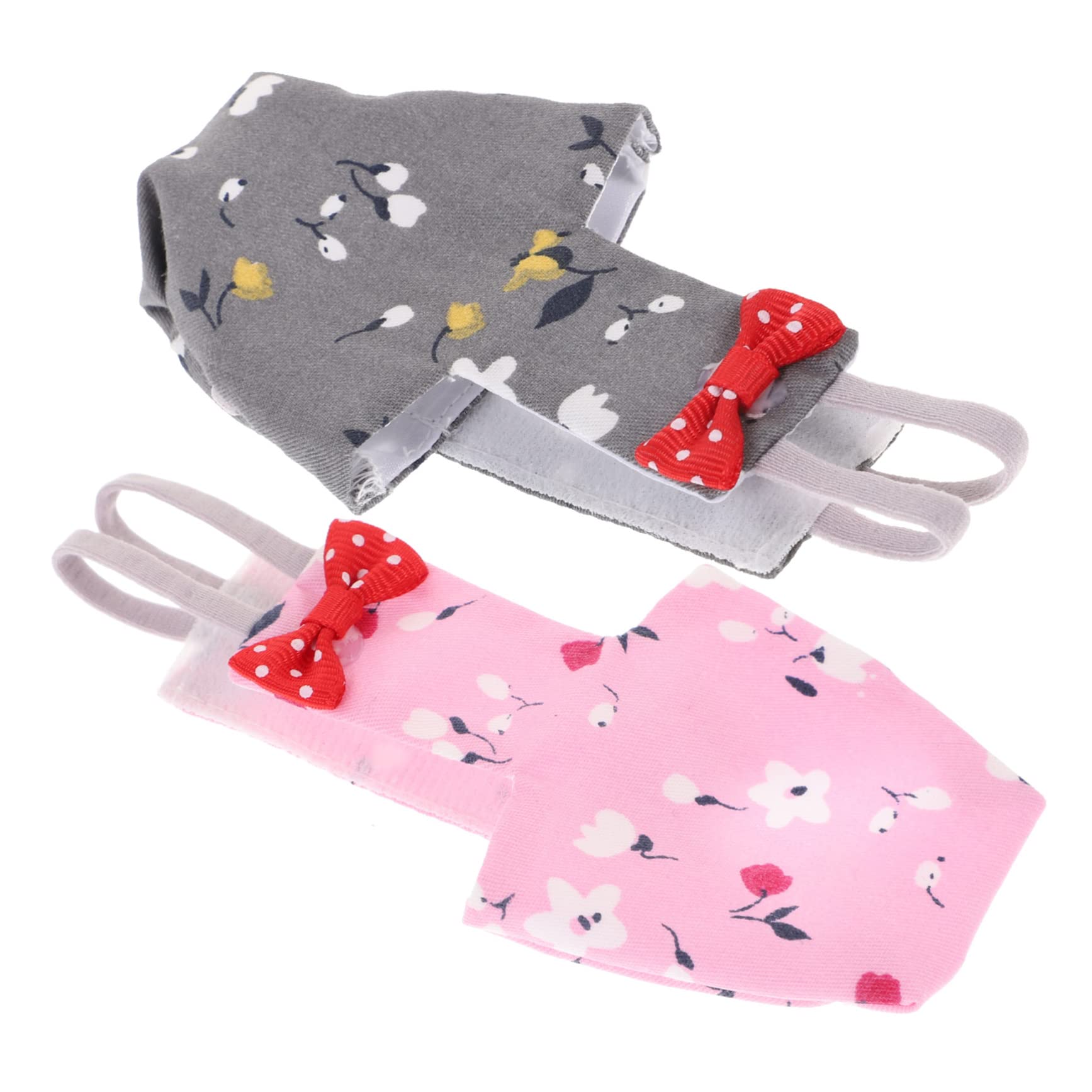 BESPORTBLE 8pezzi Pannolini Lavabili Per Uccelli Abbigliamento Decorativo Per Pappagalli Costume Per Uccelli Da Compagnia Adatto Cockatiel e Budgie Design Elegante e Facile Da Indossare