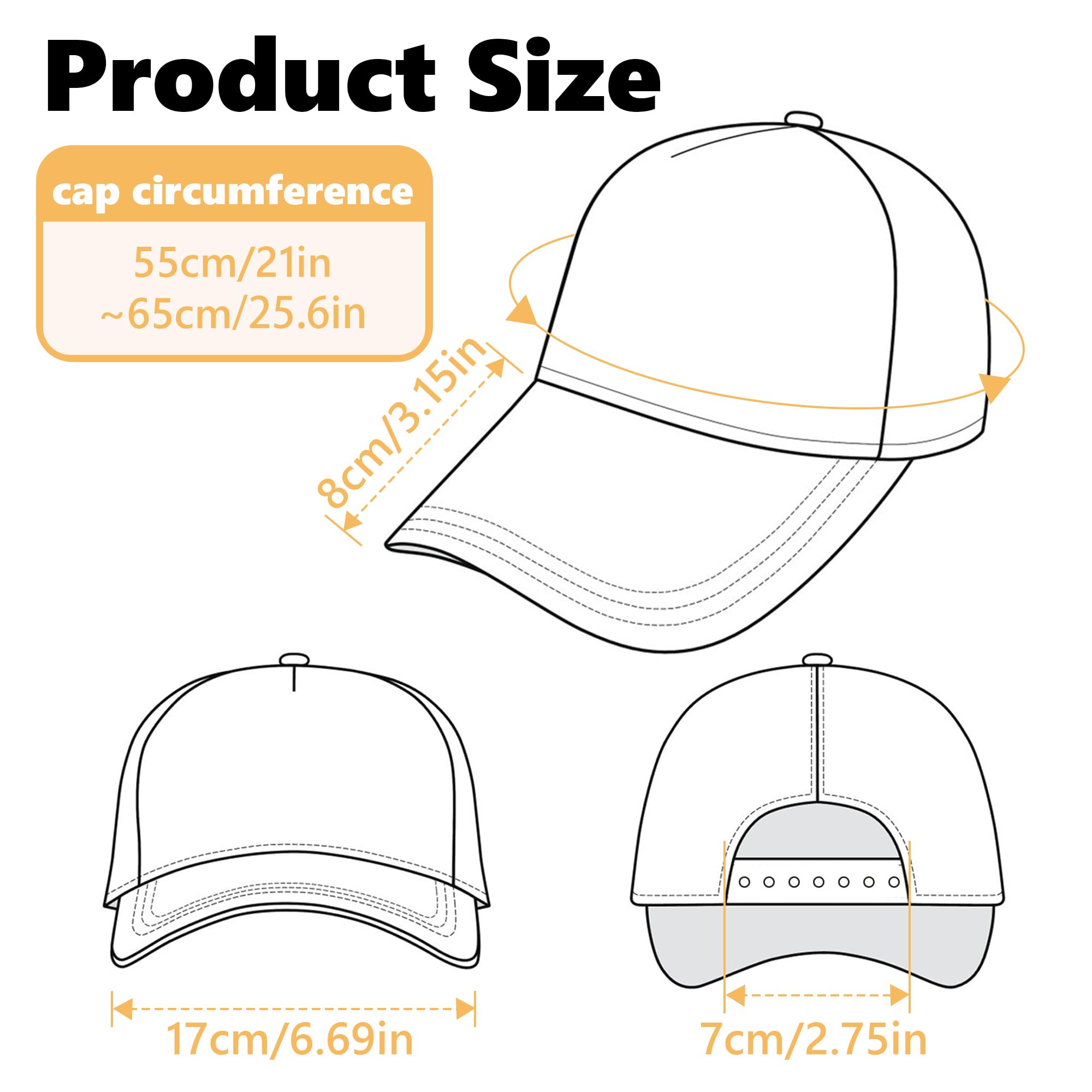 8 gorras de béisbol para manualidades, gorras blancas para pintar, para niños, regalos de cumpleaños, interiores, familias, padres e hijos, actividades