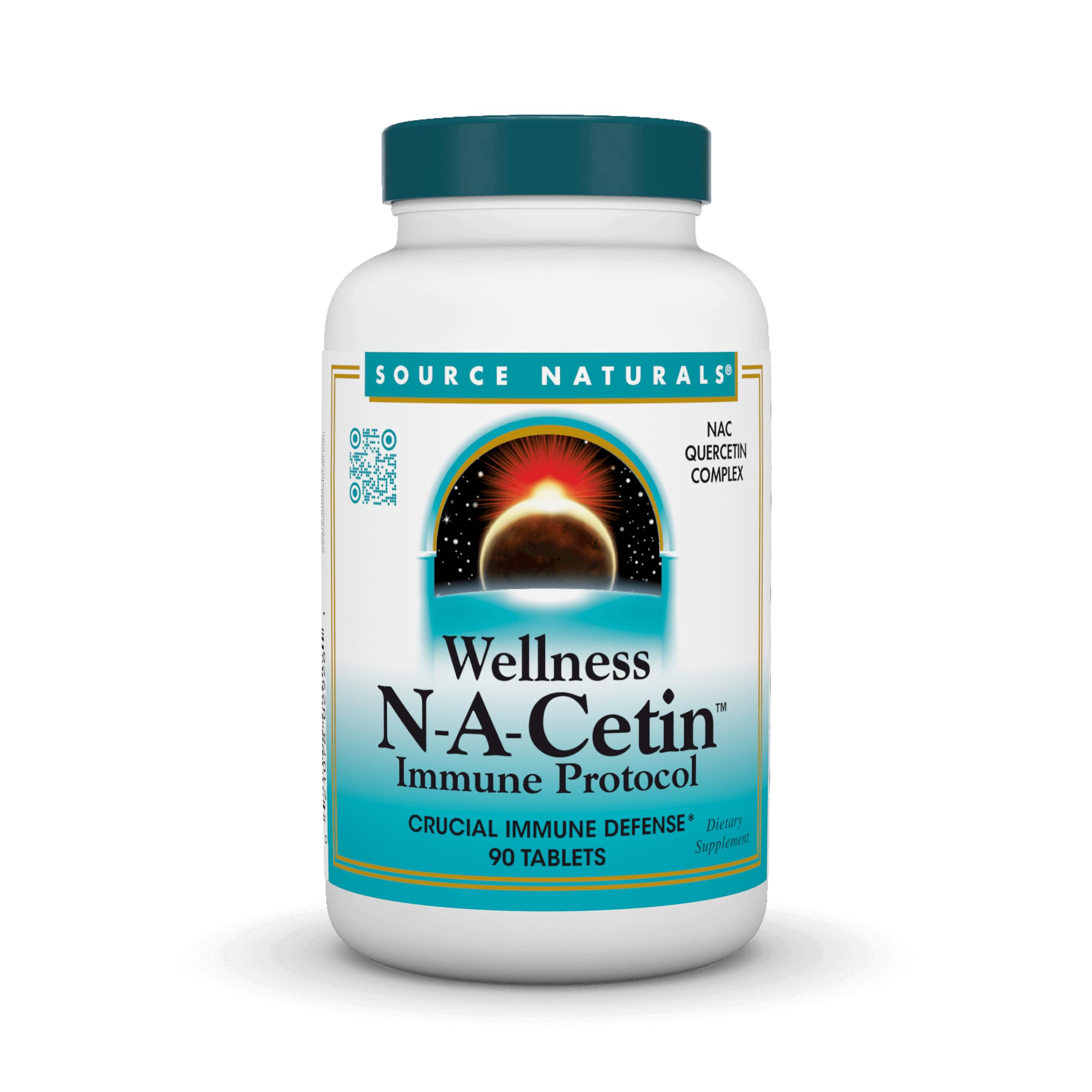 Source Naturals Wellness N-A-Cetin Immune Protocol, Crucial Immune Defense* - 90 Tablets