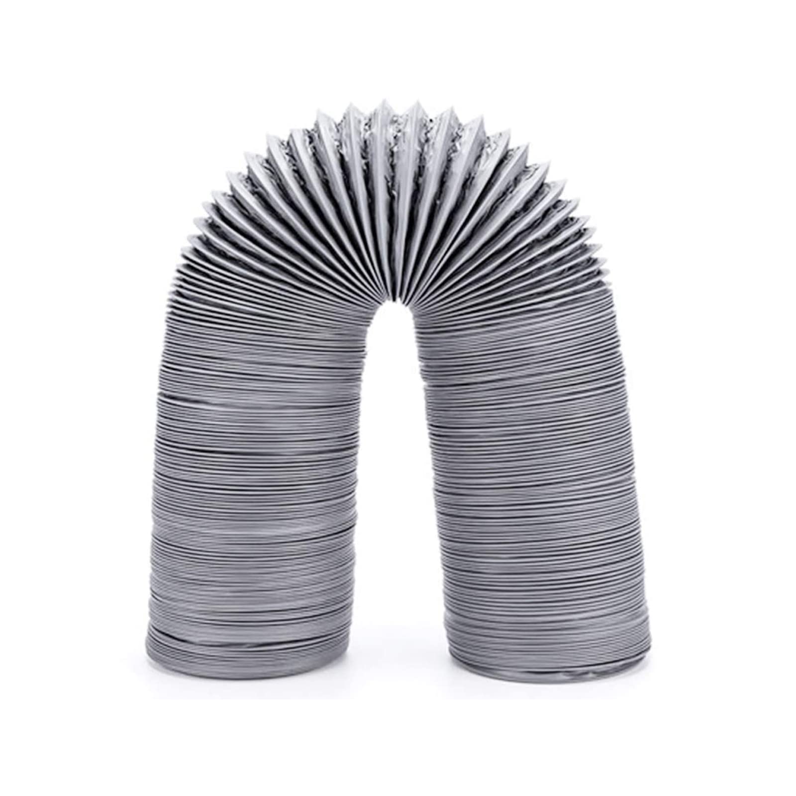 Hon&Guan5 inch 16 FT Long Air Ducting, Heavy-Duty Three-Layer Protection Dryer Vent Hose for Heating Cooling Ventilation and Exhaust, Grey