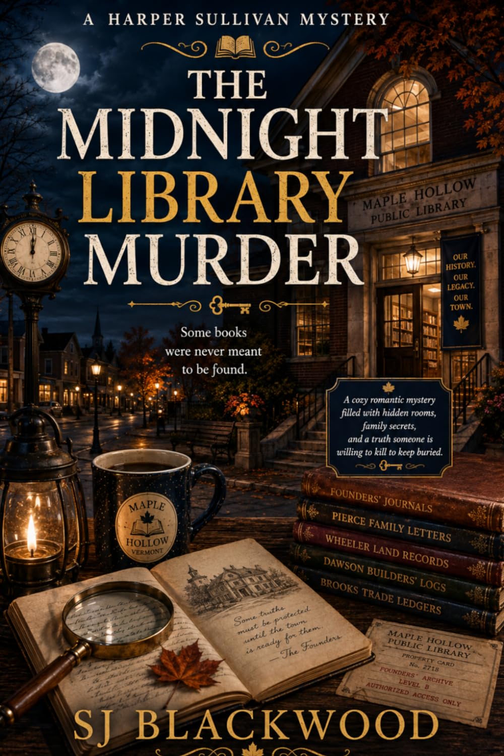 The Midnight Library Murder (The Maple Hollow Mysteries)