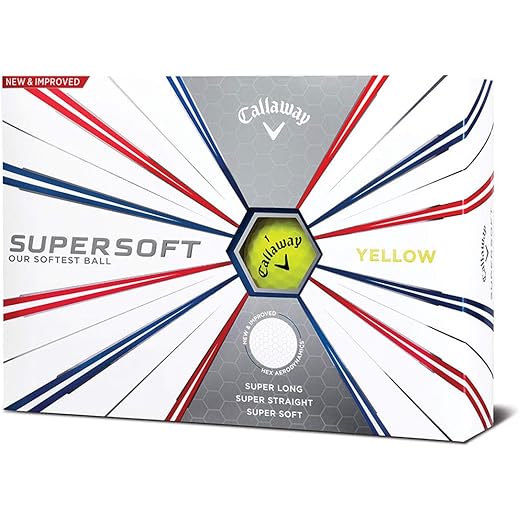 Callaway Supersoft Golf Balls One Dozen Yellow