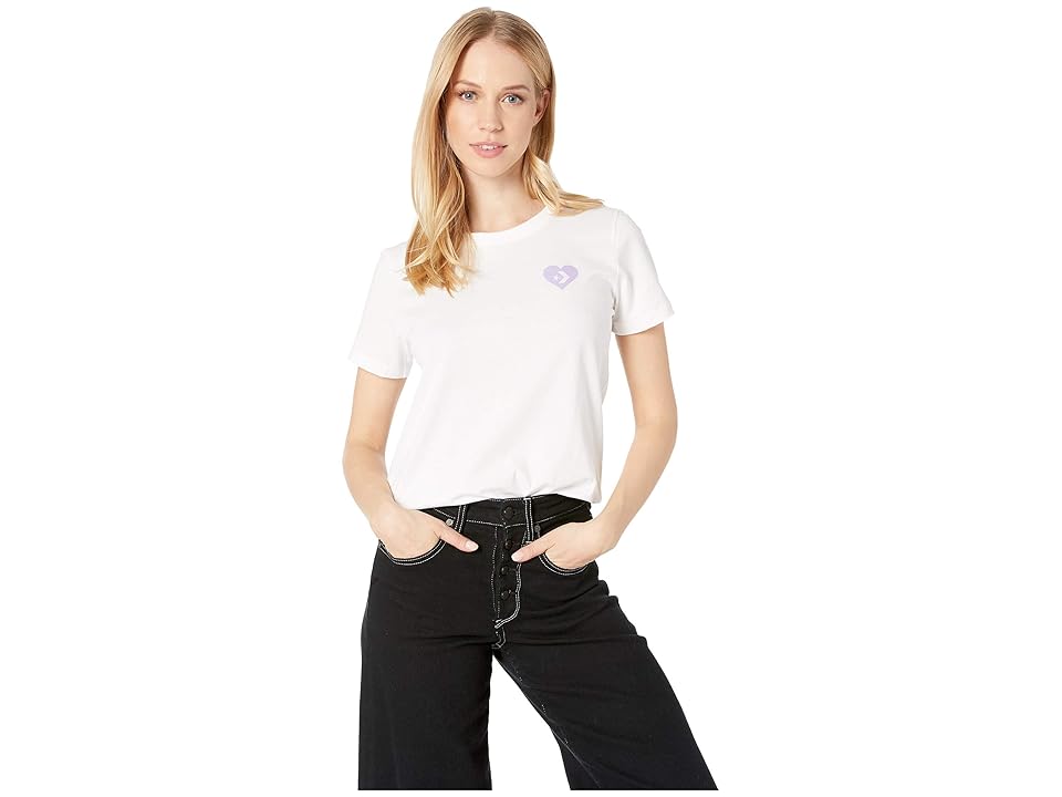 

Converse Love the Progress Tieback Tee (White) Women's T Shirt