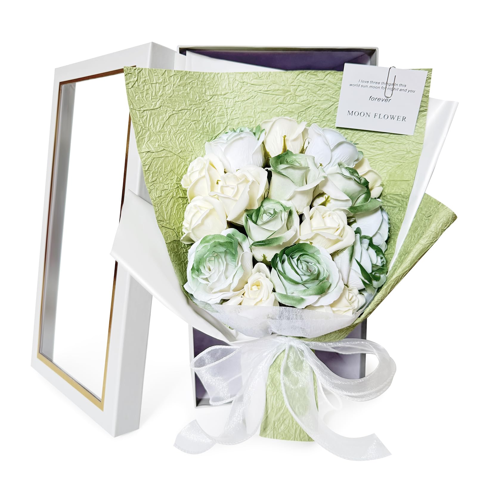 Amazon｜HANASPEAK 2025 ソープフラワー 花束 母の日 卒業式 敬老の日