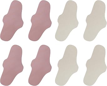 Nose Sun Protection Patches 8-Pack Breathable Cotton, Secure Hold for Beach, Cycling & Outdoor Activities