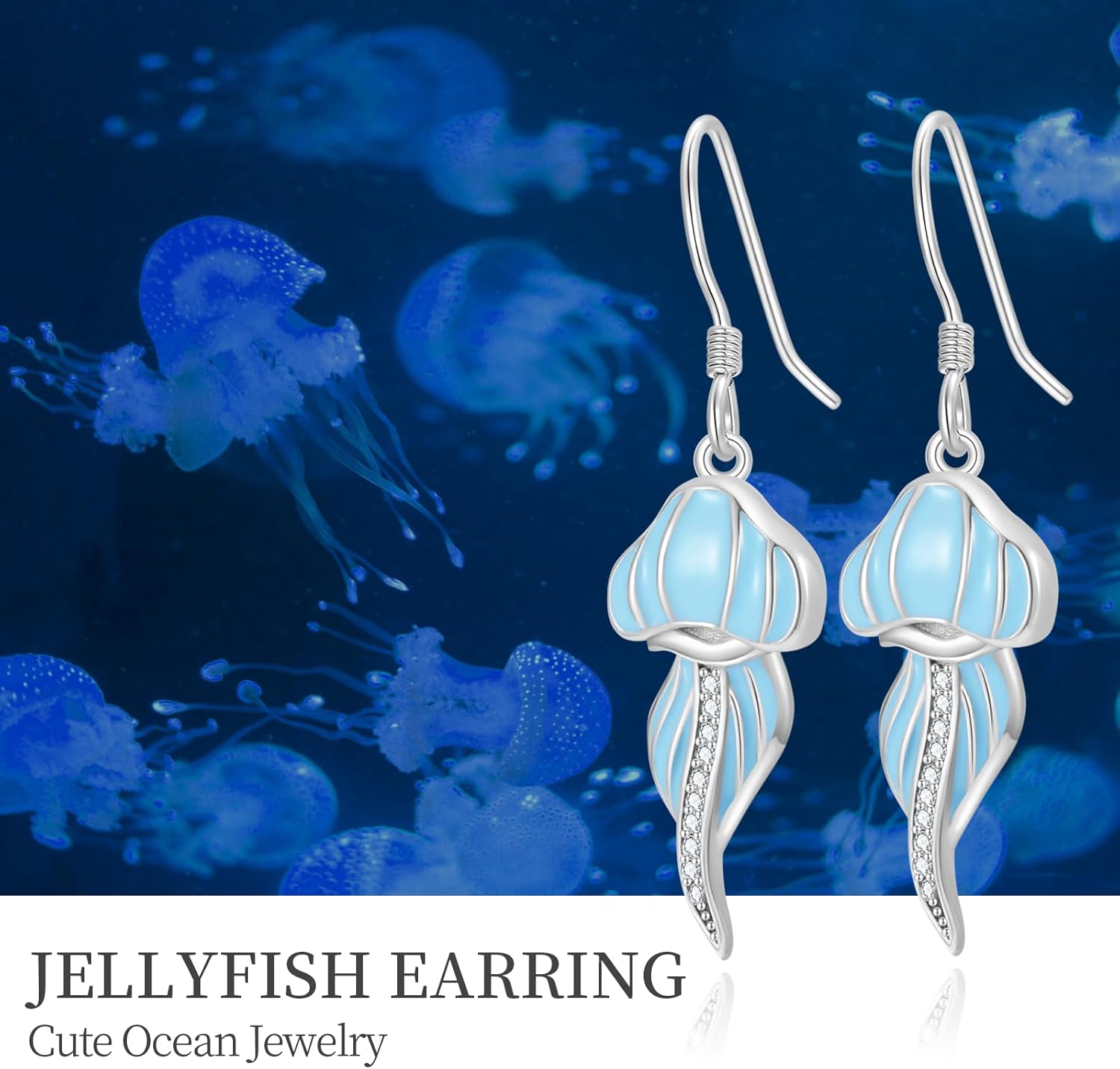 Leverback Earring for Women Girls Sterling Silver Dangle Drop Hoop Earrings Celtic Moonstone/Animal/Ankh Lever Back Hoops for Women Teens Birthday Anniversary Earrings Hypoallergenic - Image 6