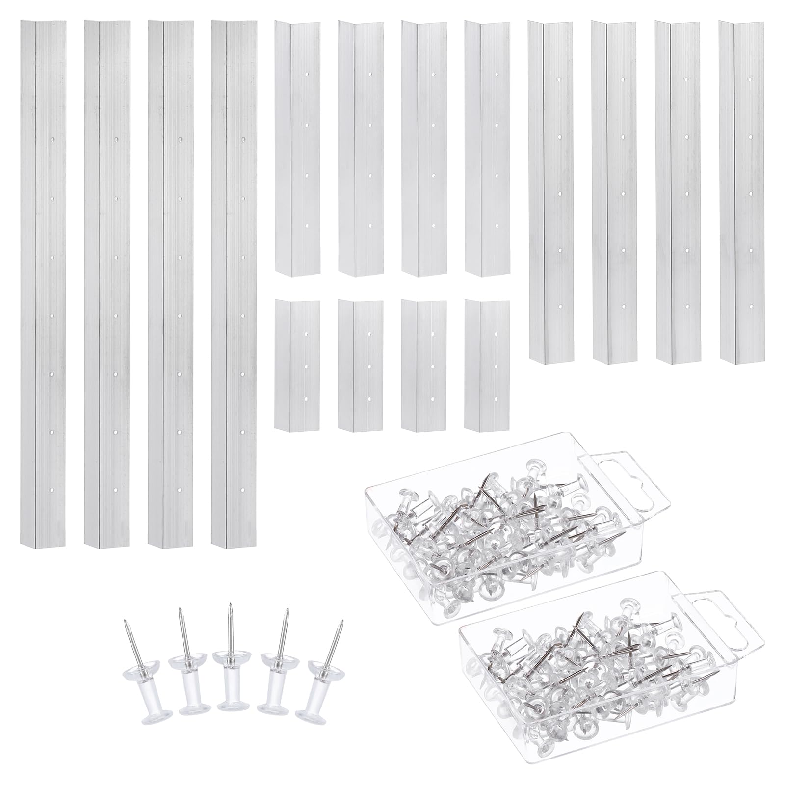 Blocs de disposition pour vitrail 30,5 cm et kit de 100 punaises d'atelier pour loisirs créatifs