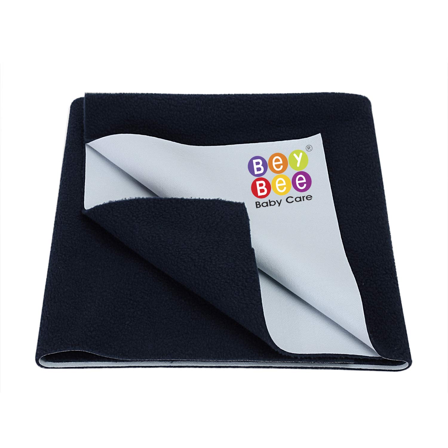 Beybee Waterproof Bed Protector Baby Care Sheet, Large, Dark Blue (140 cm x 100 cm)