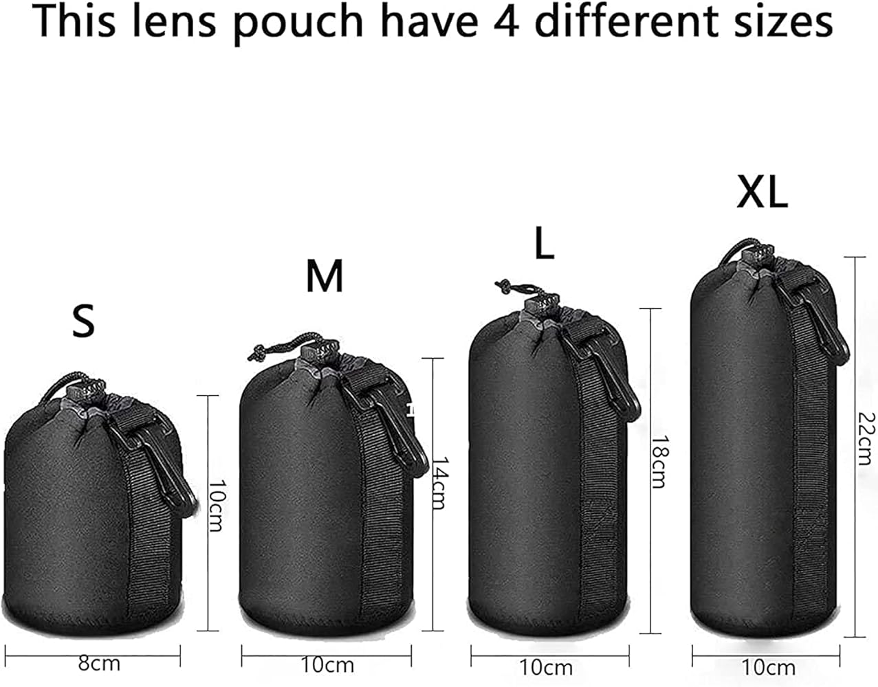 Amazon.co.jp: Selens レンズケース レンズ袋 カメラレンズポーチ 一眼