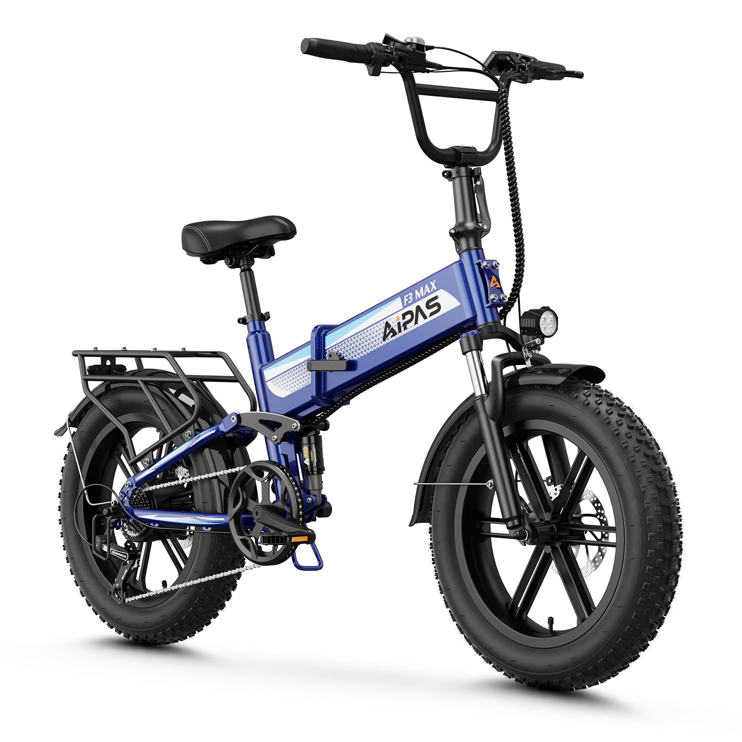 Aipas F3 Max Folding Electric Bike for Adults, 1800W Peak Motor