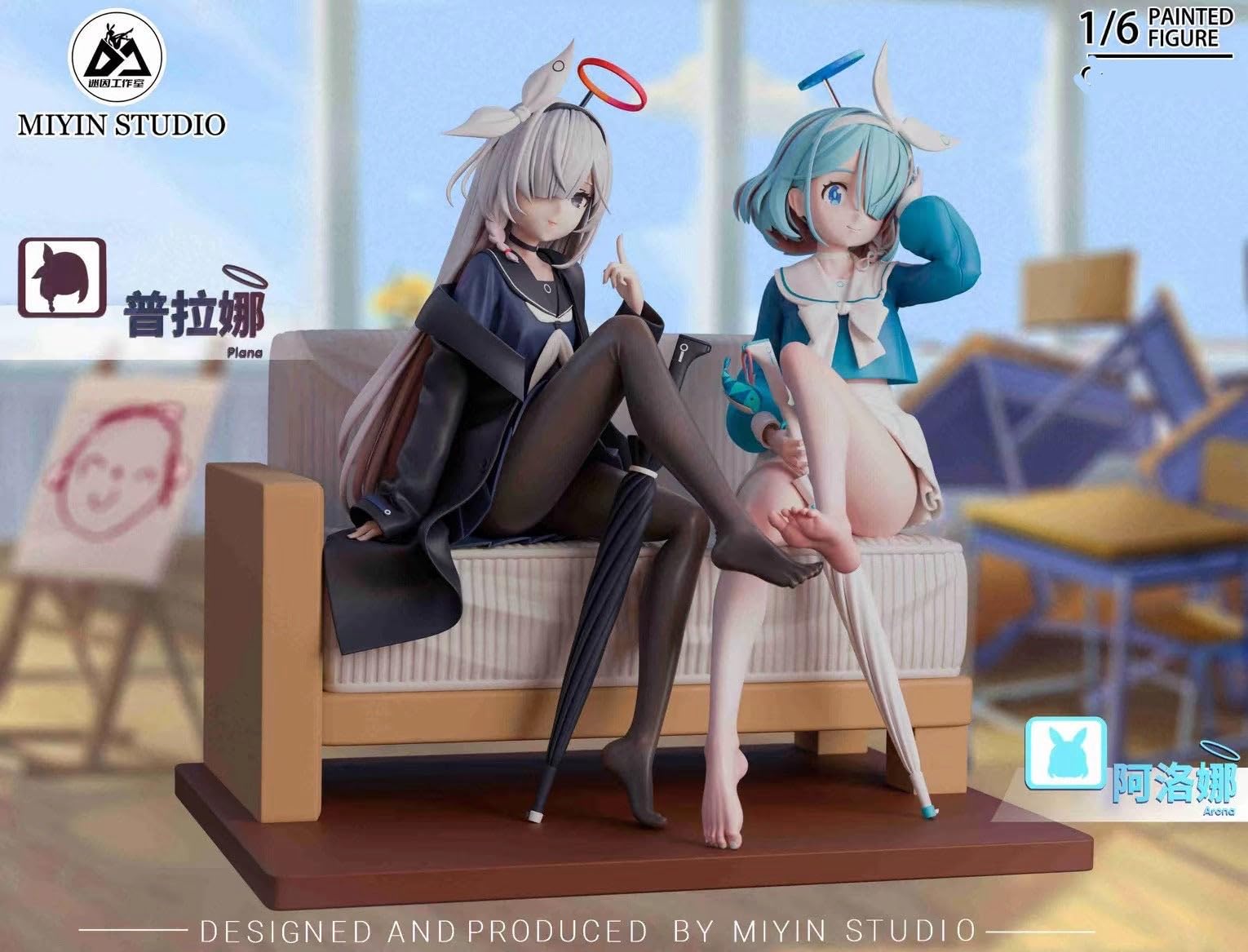 Amazon.co.jp: ブルーアーカイブ アロナ プラナ フィギュア 1/6