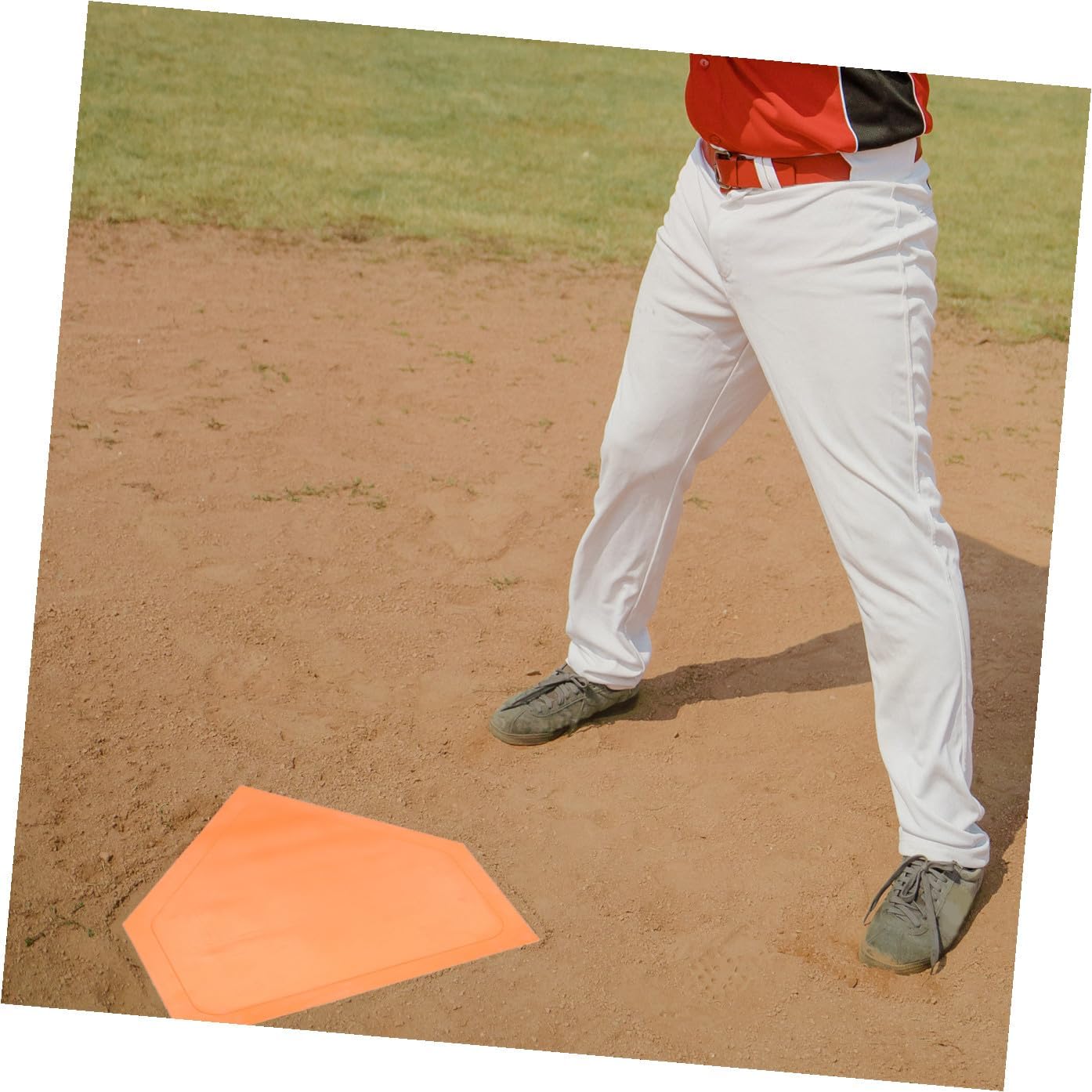 UPKOCH 5-Piece Rubber Baseball Base Set Nonslip Pitcher Plate Waterproof Softball Plate for School and Training