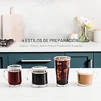 Vista 3 de Ninja Cafetera Una sola porción Prepara con cápsulas de café y molidos Compatible con cápsulas de café K-Cup 4 estilos de preparación