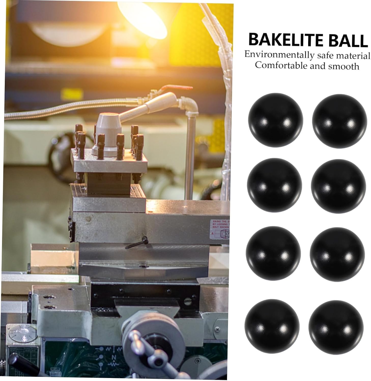ABOOFAN Machine Tool Handle Ball Nuts 15pcs Bakelite Balls Round Knobs 0.6cm Screw Diameter
