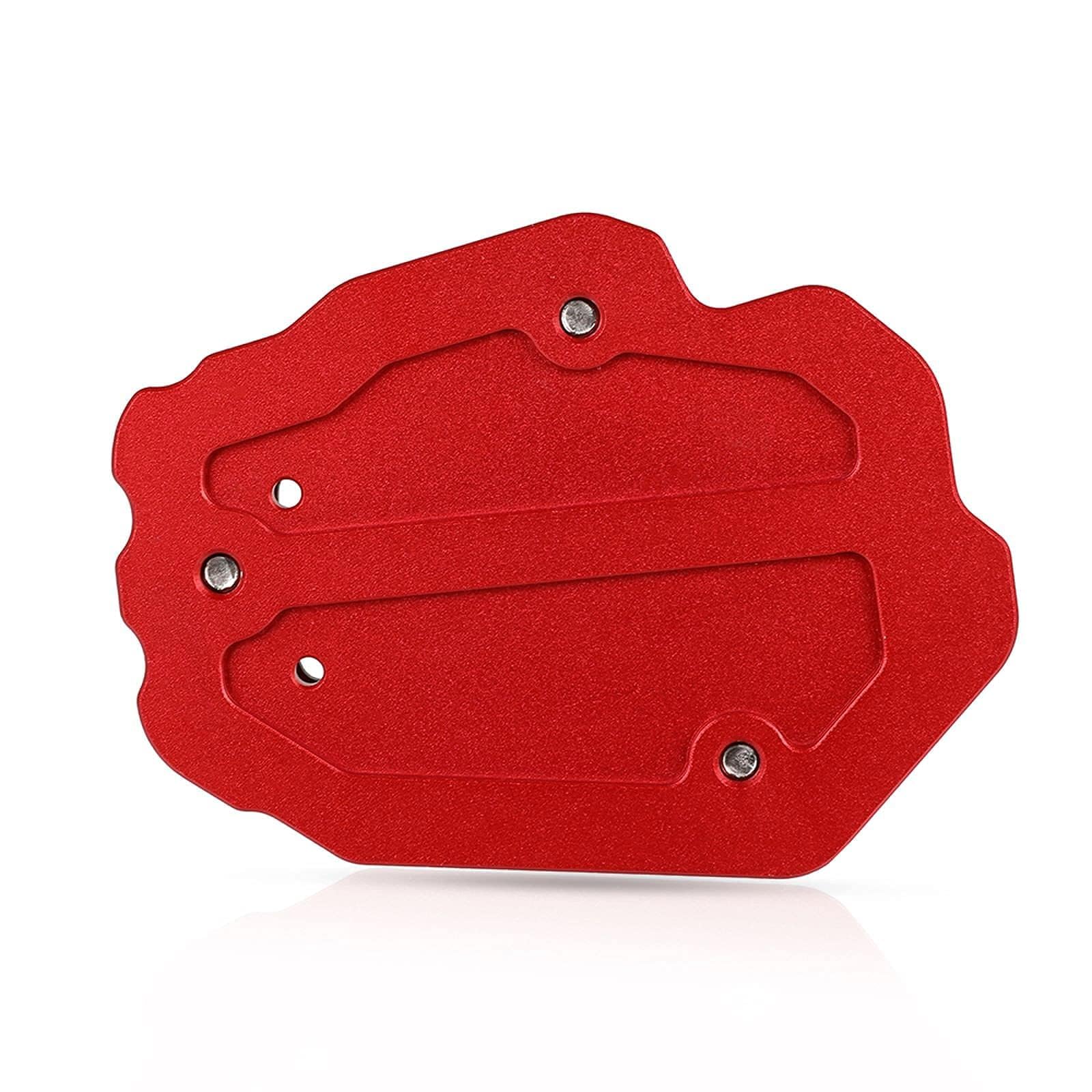 2025 CRF1100L Motorcycle Side Stand Enlarge Kickstand Plate Enlarger Side Stand Extension Compatible with CRF1100L Africa Twin/Adventure Sports/Adventure Sports ES/Adventure Sports DCT (Red)