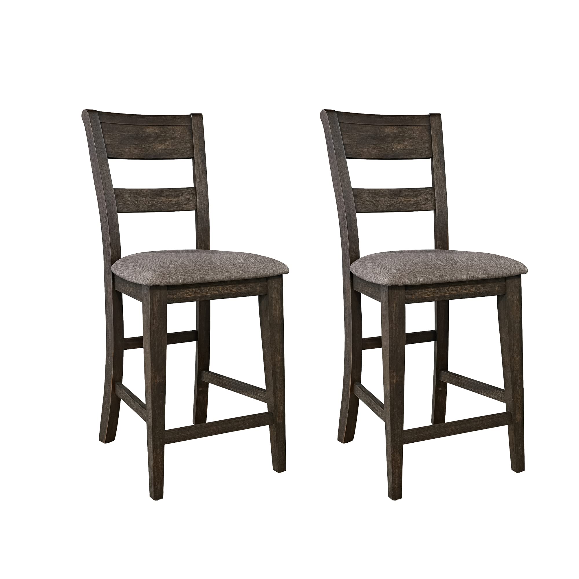 liberty furniture industries, inc. double bridge splat back counter chair (2 pack) crème colored fusion!!!