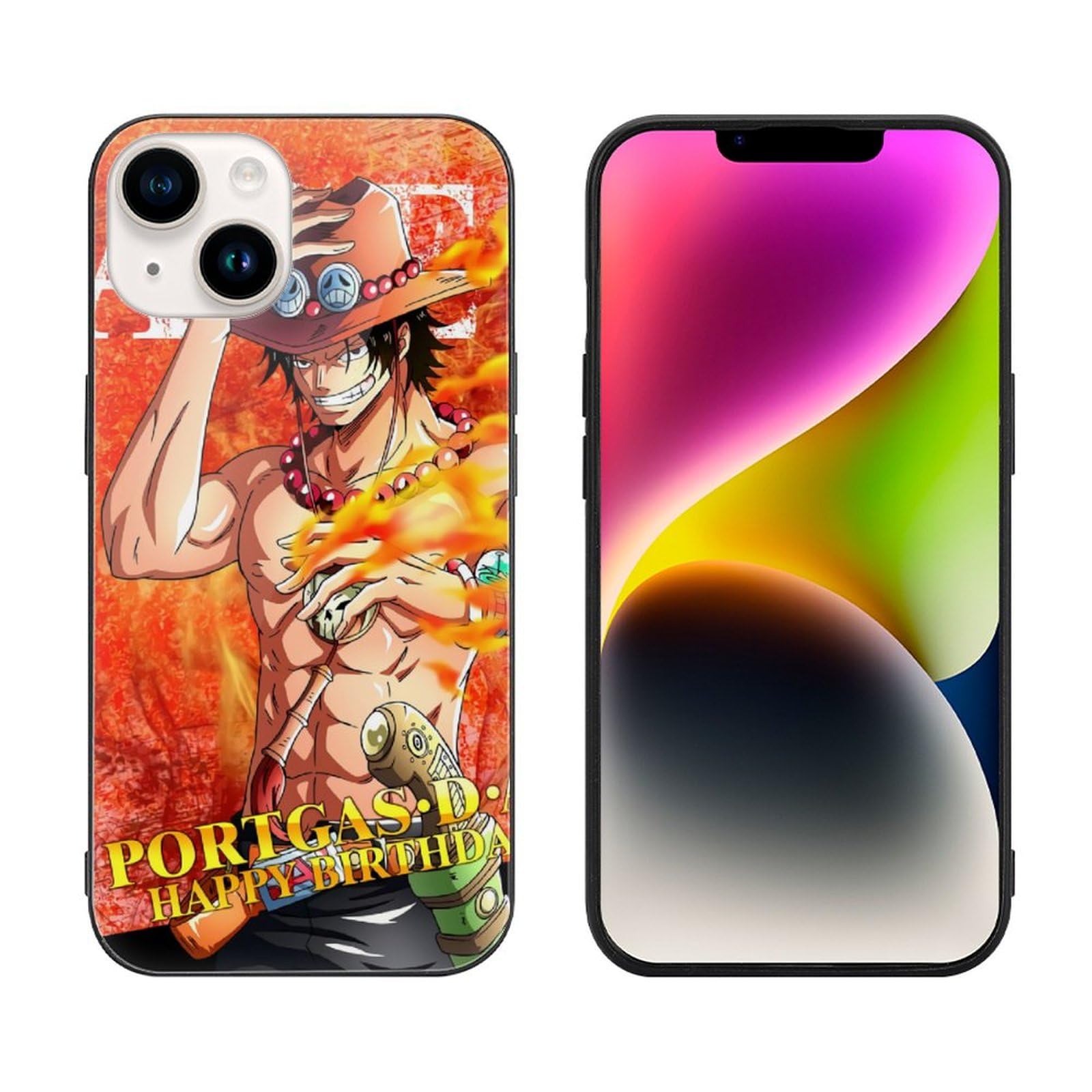 Amazon.co.jp: iPhone 14 Pro 用 ケース ワンピース エース 火拳 ONE 