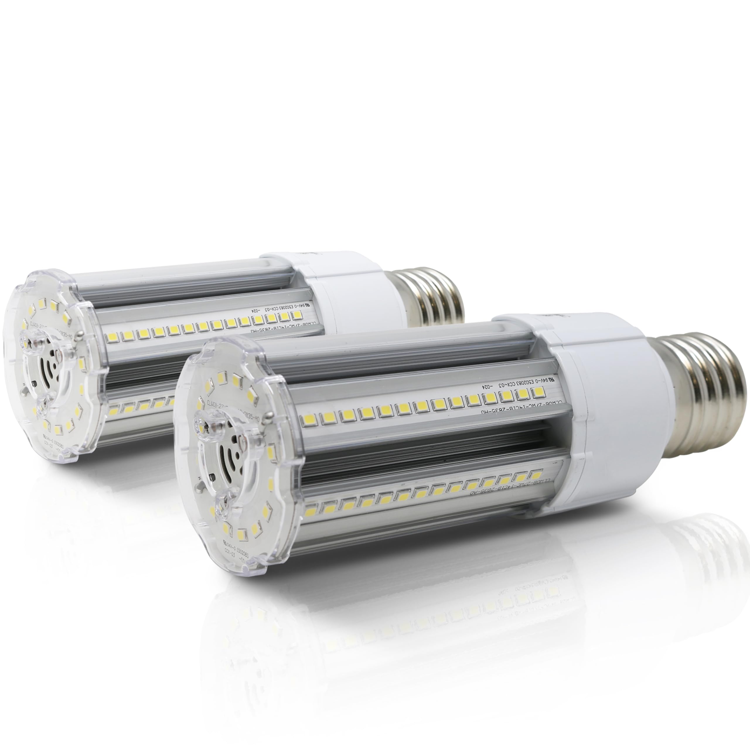 Bright Source LED Corn Light Bulb, E40, 30W, 3900lm, 360° Beam Angle, 6000K Daylight White, Replaces Metal Halide/Son/HID/HPS for Large Spaces/Street/Parking/Garage/Warehouse & Factory, 2 Pack