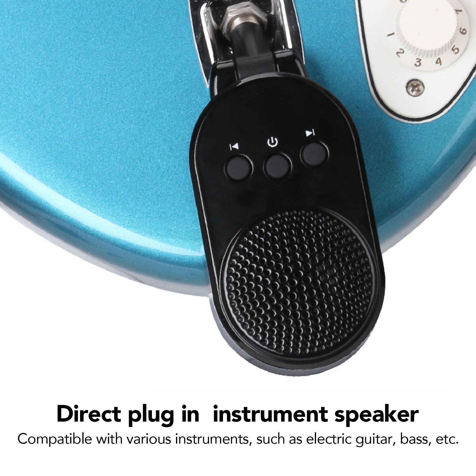 Electric Guitar Amplifier, BT 85db 6.35mm Portable Guitar Amp, Mini Plug in Guitar Amp for Performance Practices, Electric Guitar Accessories