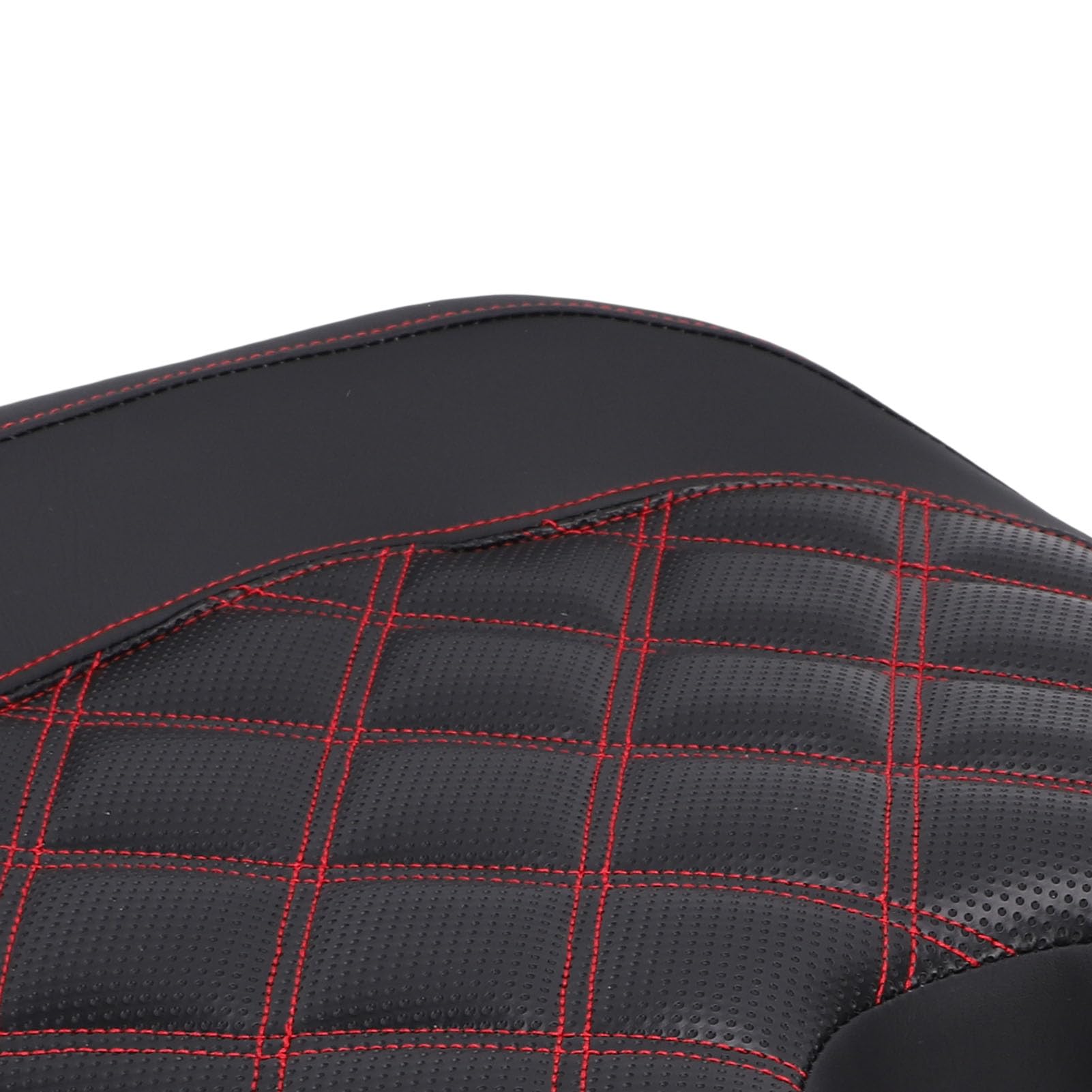 Bewinner Ergonomiczny Fotel Kierowcy Kierowcy 219400795 Zamiennik dla Ryker 600 900 Rally Edition Sport ACE 2019-2023 Rombowe Szwy Poduszka Antypoślizgowa Czarna (Czerwone szwy)