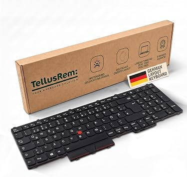 Replacement German Backlit Keyboard for Lenovo Thinkpad T570 T580 P51s P52s
