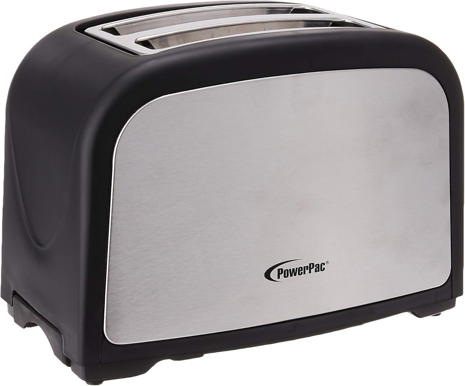 PowerPac PPT03 2 Slice Bread Toaster PopUp with Defrost and ReHeat