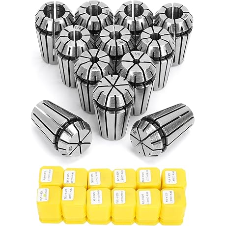 12PCS ER16 Spring Collet Set for CNC Engraving Machine