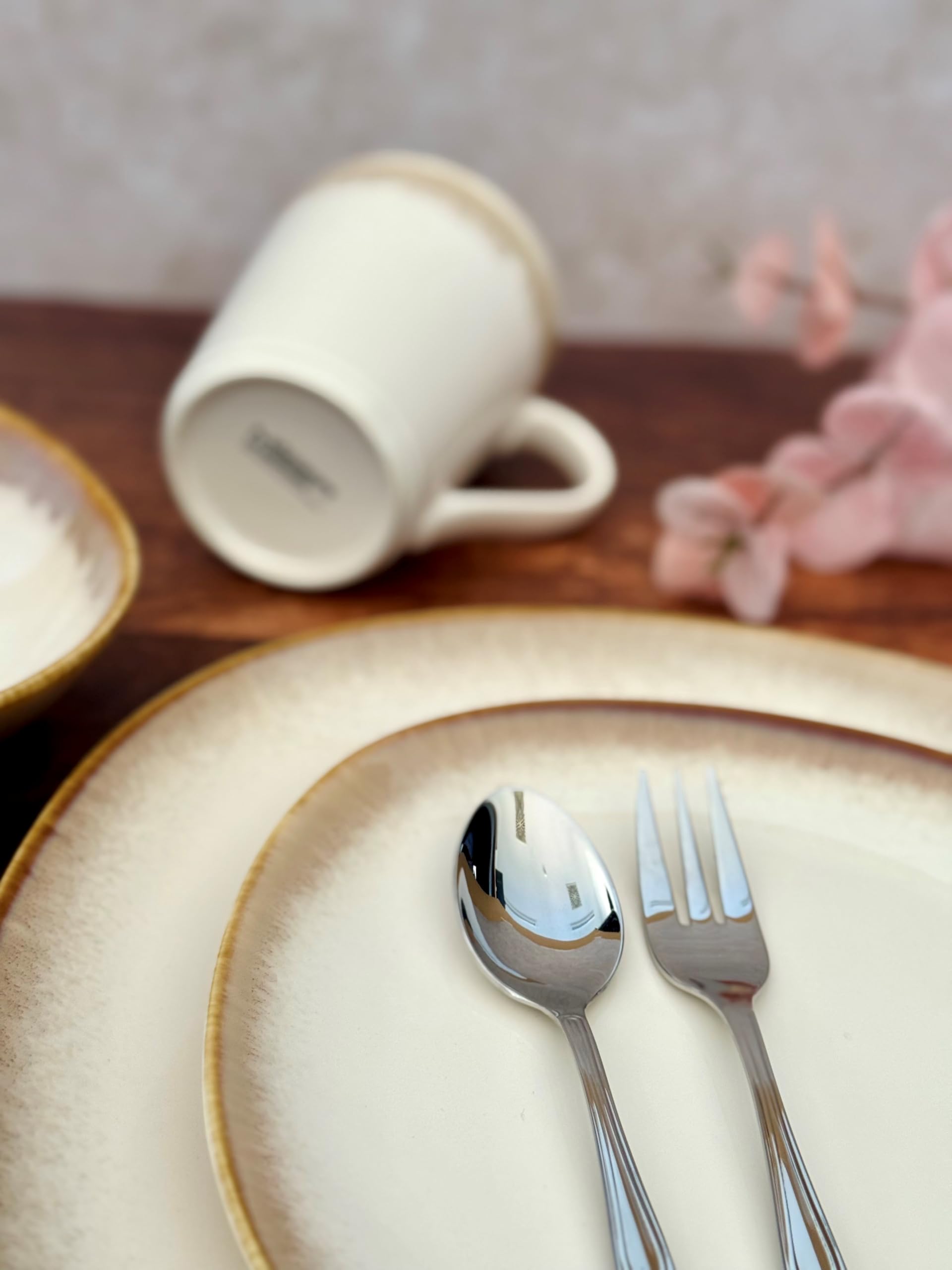 Mäser, Serie Pacifico, Besteck-Set, Edelstahl Besteck-Set für 6 Personen, Silber