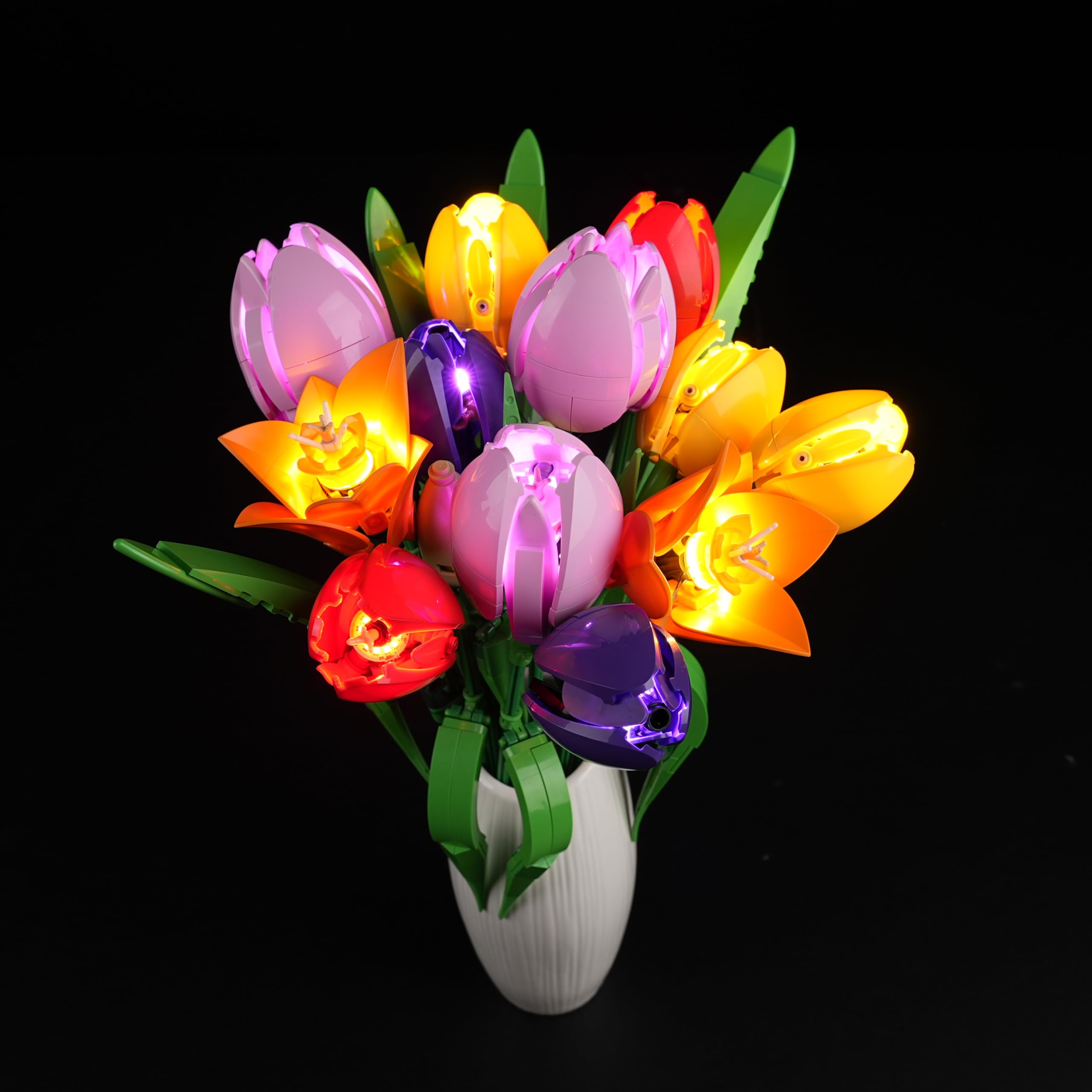 LIGHTAILING Led Light for Lego-11501 Tulip Bouquet - Easy Install, Hidden Wiring, Home Decor & Gift-Ready (Model Not Included)