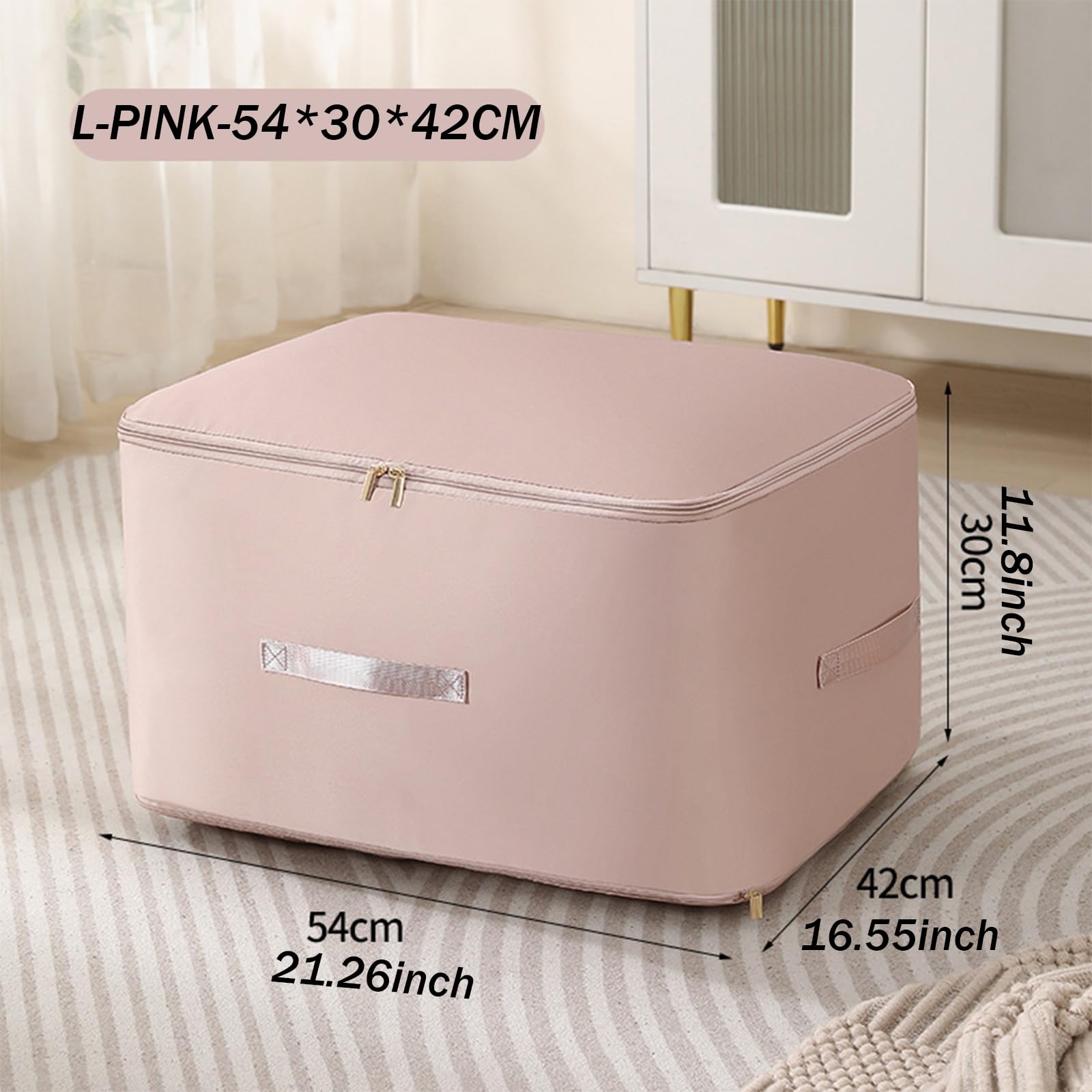 Sac De Rangement Auto-compressant Grand Format - Pour Couettes, Vêtements, Couvertures - Rose, Gain De Place