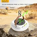 Solar Camping Lights 100 LEDs 4500 Lumens 45W 7200mAh Portable Gear Power Outage Emergency for Home , USB Outdoor Rechargeable Hanging Lantern Canopy Tent Light gallery image