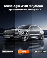 Vista 4 de WOLFBOX G930 - Cámara de espejo retrovisor de 10'' con WiFi de 5.8GHz, cámara de salpicadero 4K frontal y trasera con WDR, espejo retrovisor