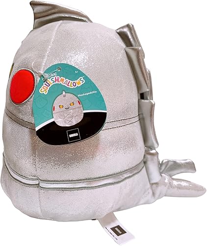 Miniatura 3 de Squishmallows Kellytoy Godzilla - Juguete de peluche (8 pulgadas Mechagozilla)