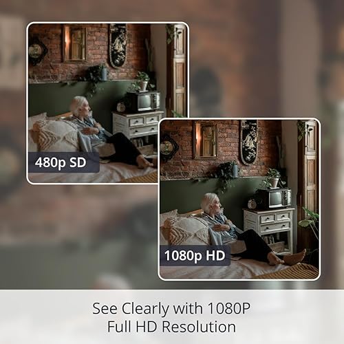 Miniatura 3 de I Cámara de seguridad para el hogar - Cámara inteligente HD 1080P con detección de movimiento, audio bidireccional y visión nocturna