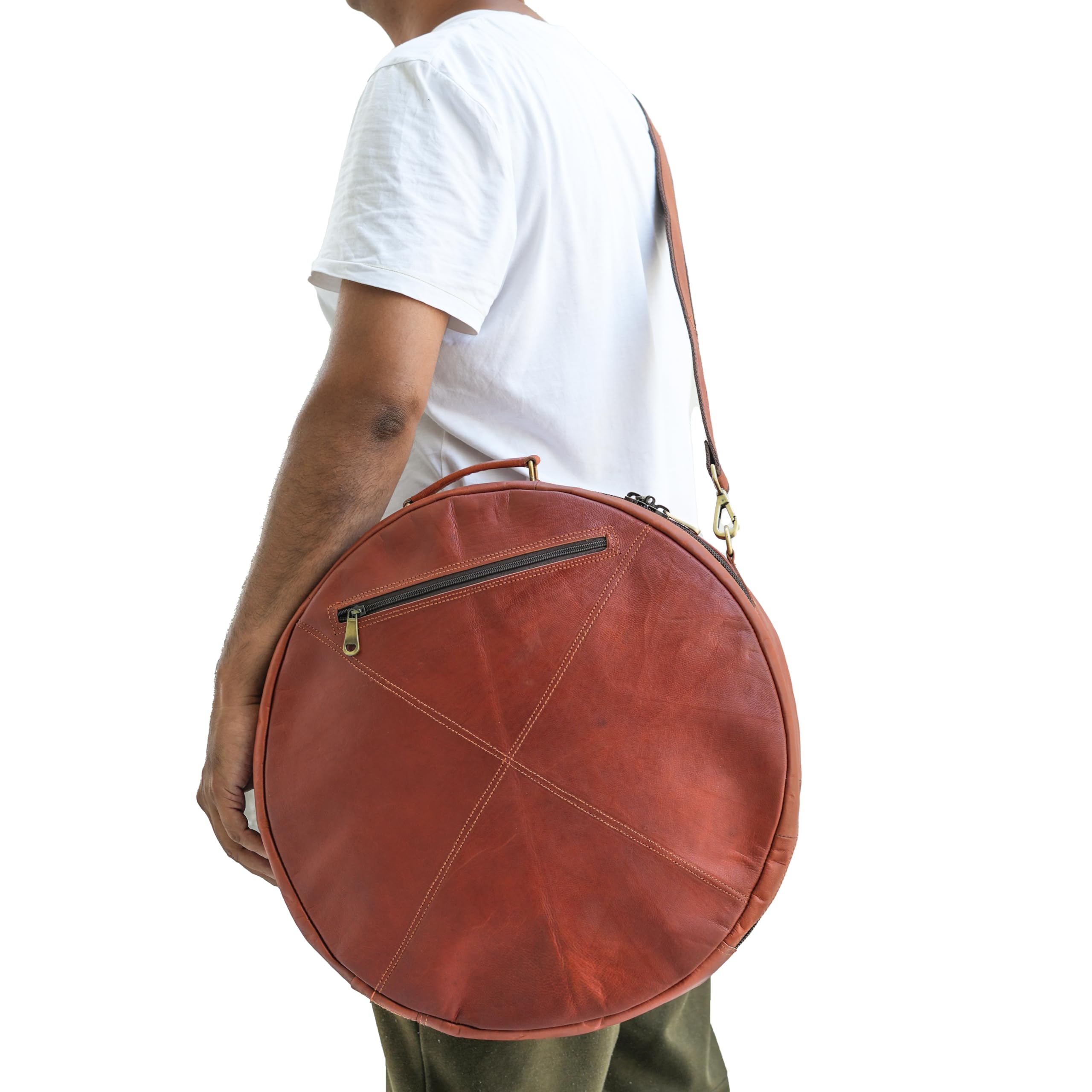 WerKens Leather Snare Drum Case, Genuine Leather 14