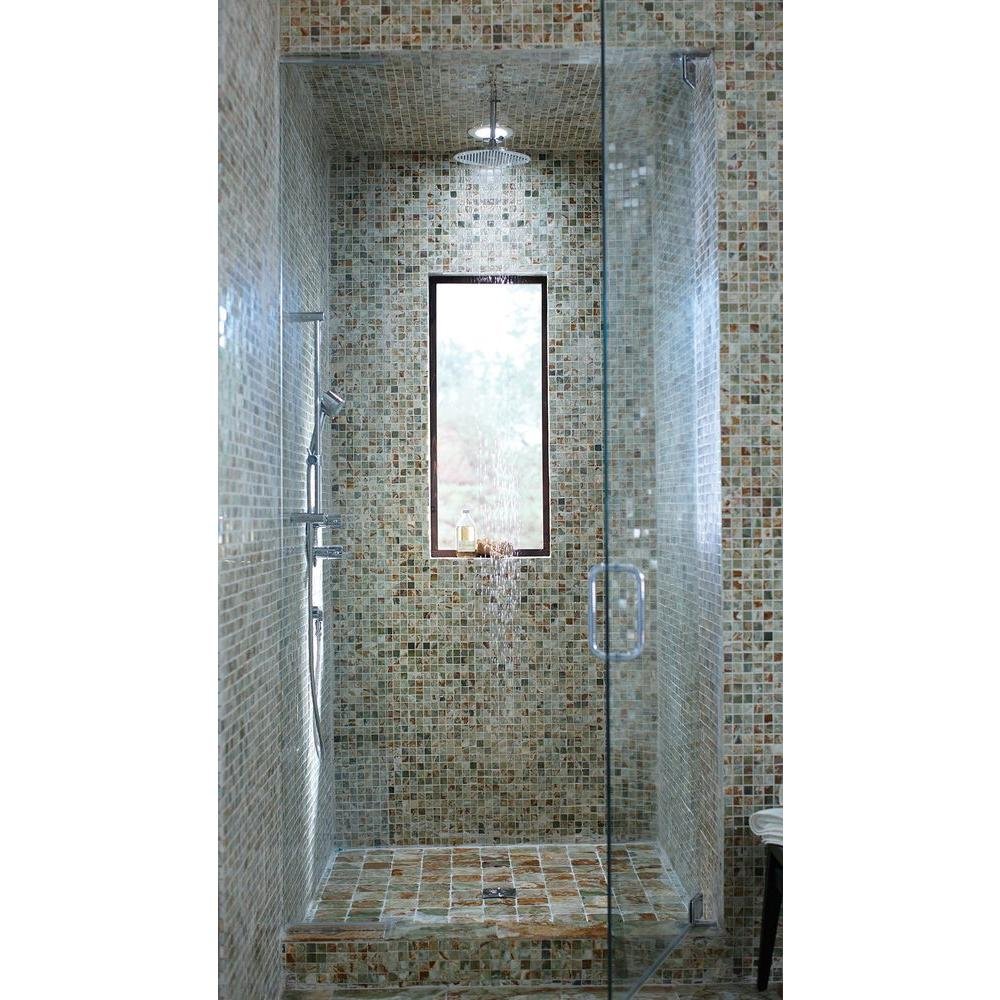 American Standard 1660.683.002 25 cm nowoczesna deszcz łatwa do czyszczenia głowica prysznicowa, polerowany chrom