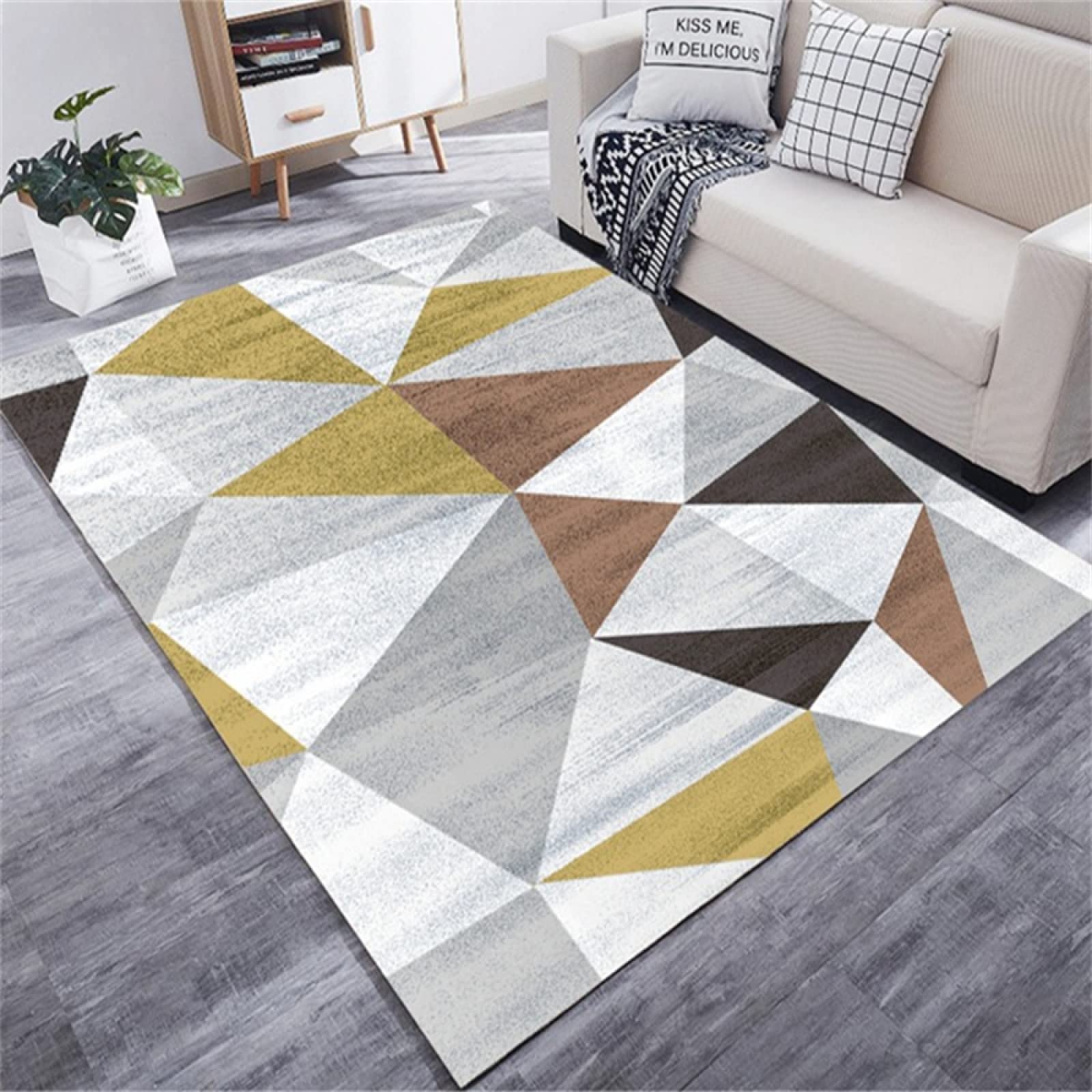 Tapis antidérapant 120x160cm lavable pour sécuriser la terrasse et la chambre des enfants