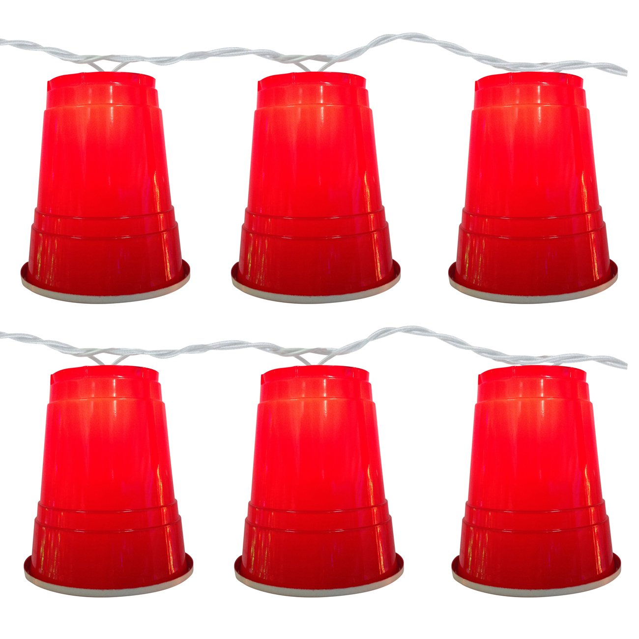 Brite Star10 Count Red Party Cup Light Set
