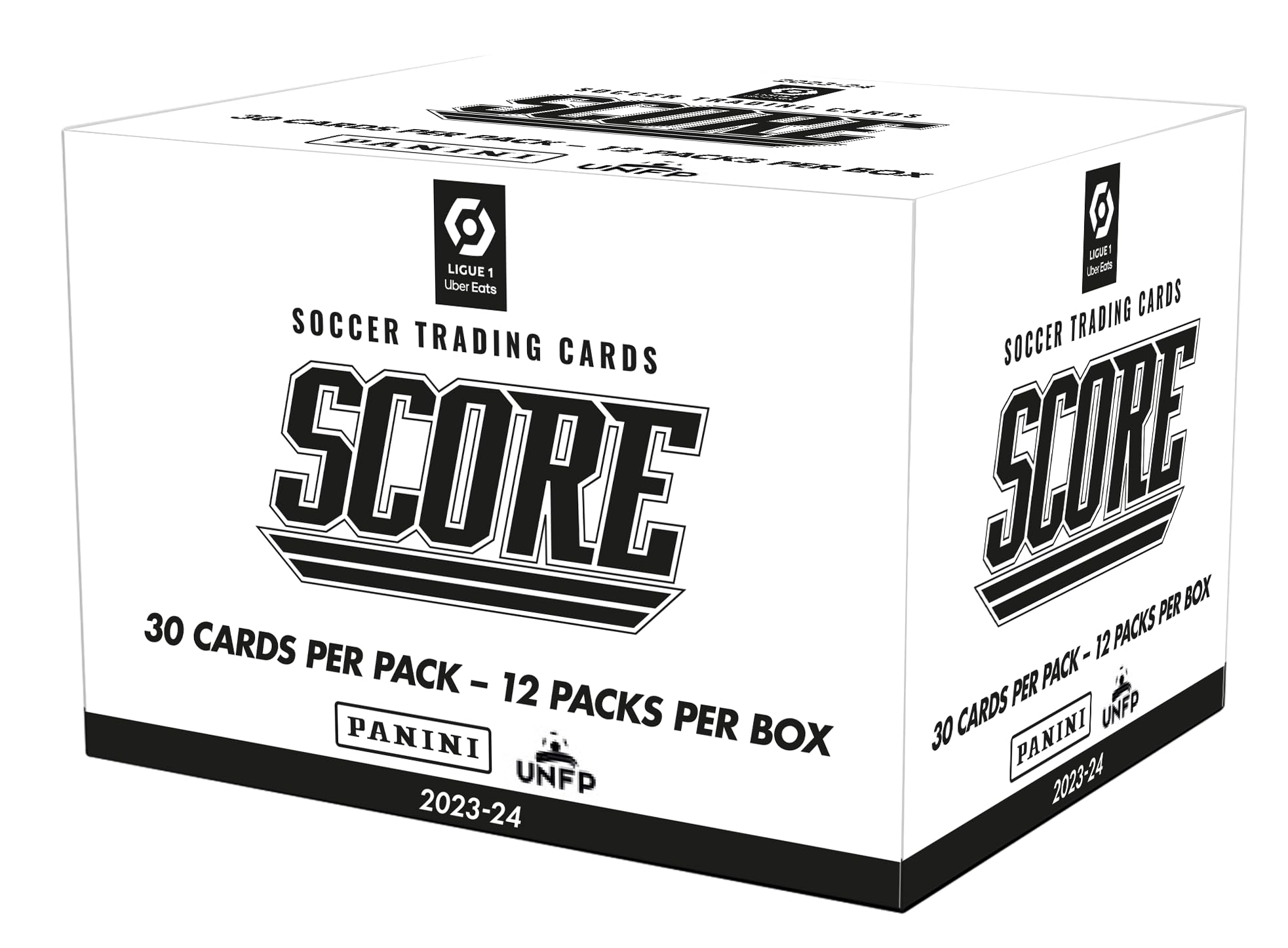 Panini SC Score Trading Cards Ligue 1 2023-2024 Pudełko 12 opakowań tłuszczu, 201630BOX12FP, karton