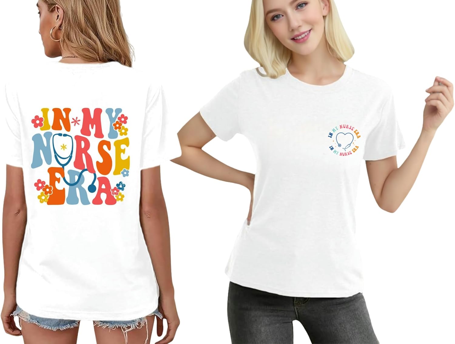 Nurse Shirt for Women Nurse Life Shirts Nurse Gifts Nursing School Tees Nurse Day Gifts Inspirational Tops Outfit