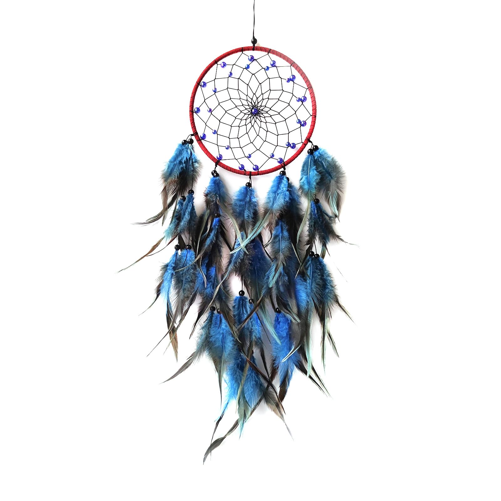 SOYUZU Dream Catchers Blue Dream Catcher Handmade Woven Dream