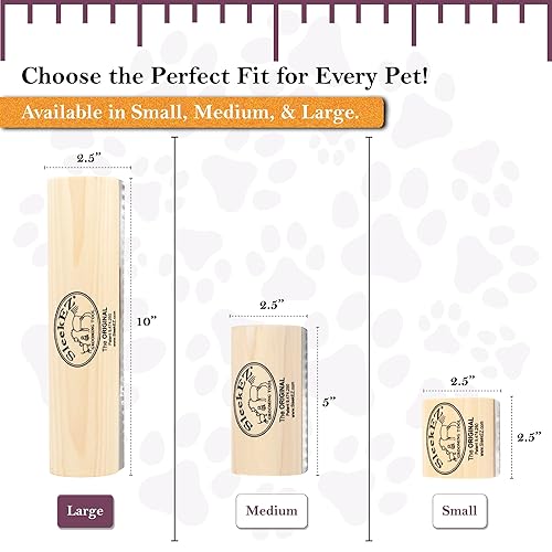 Vista 3 de Herramienta de limpieza SleekEZ para perros, gatos y caballos - Cepillo de pelo corto y largo - Elimina sin dolor el 95% del pelo suelto, la piel